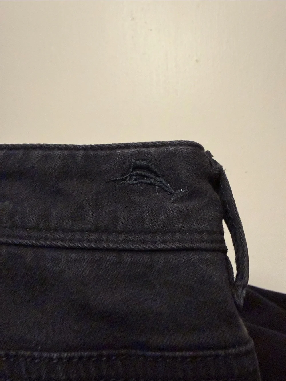 Tommy Bahama Black Straight Leg Relaxed Fit Jeans Size 36x34